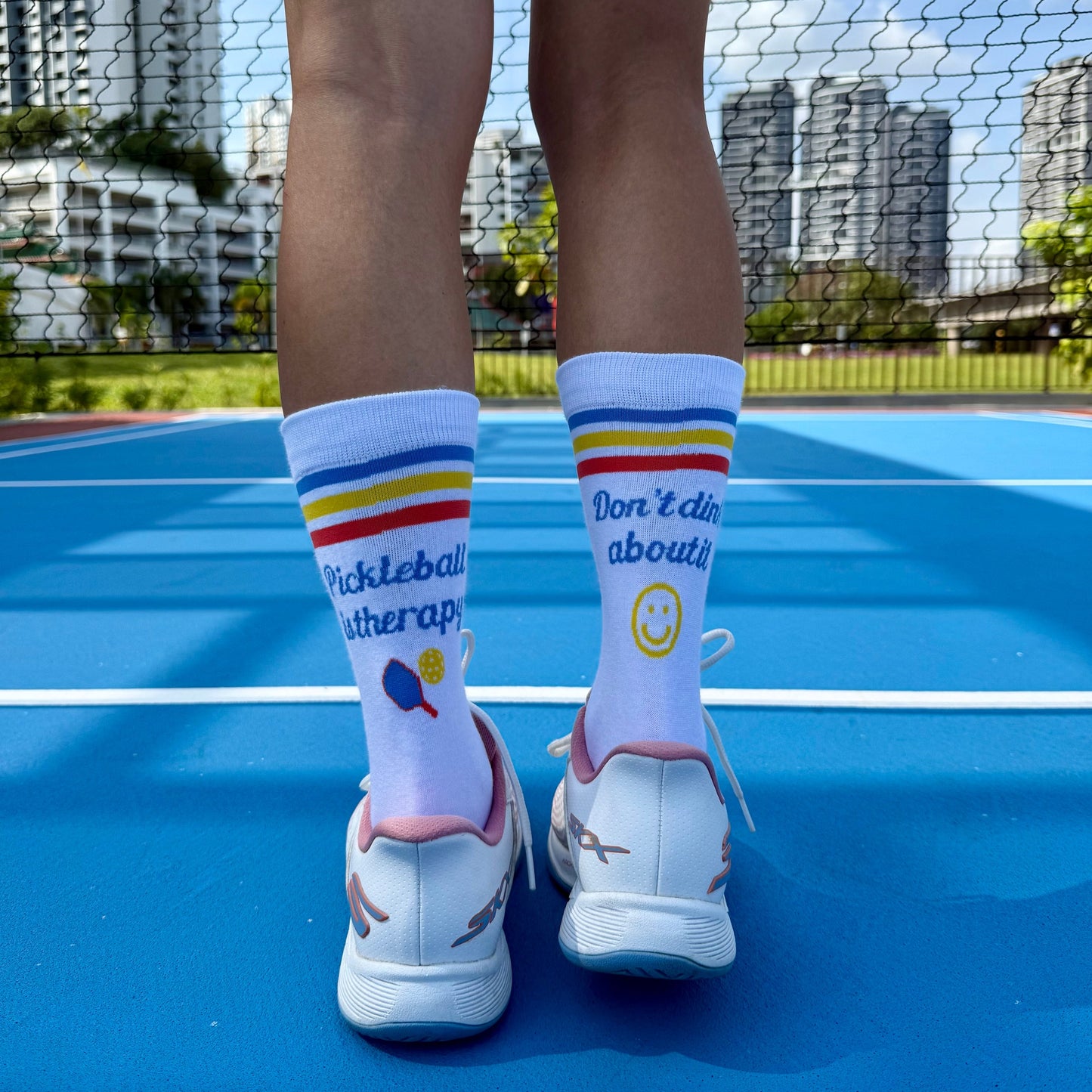 Pickleball is Therapy Socks Picklé Joy Club