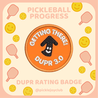 DUPR Rating 3M Stick-On Patch
