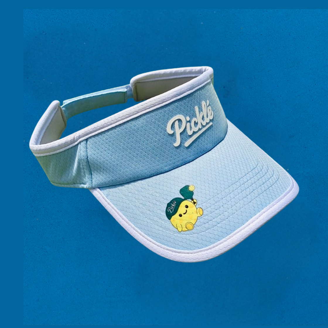 Picklé Visor Cap in Blue - adjustable pickleball sun visor Singapore