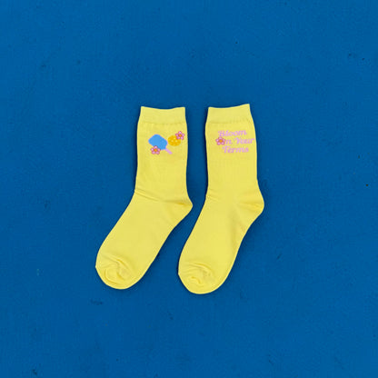 Picklé Sakura Crew Socks