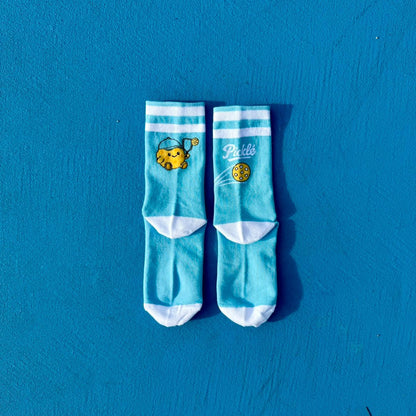 Pickle Reverso Socks Blue Back View