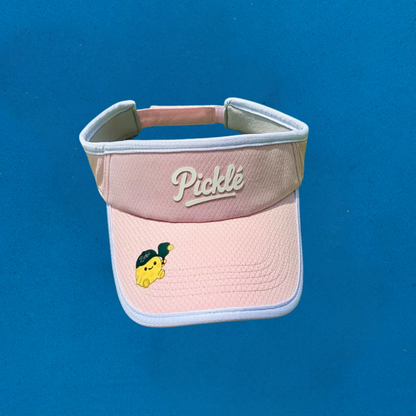 Picklé Visor Cap in Baby Pink — lightweight pickleball visor for sunny matches.