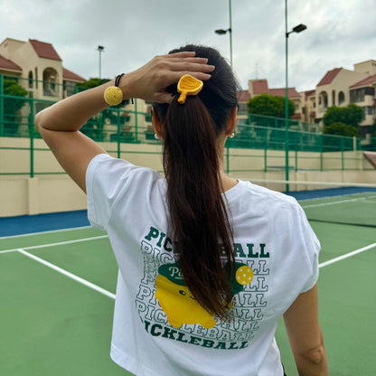 Pickleball Crochet Hairtie Set Picklé Joy Club