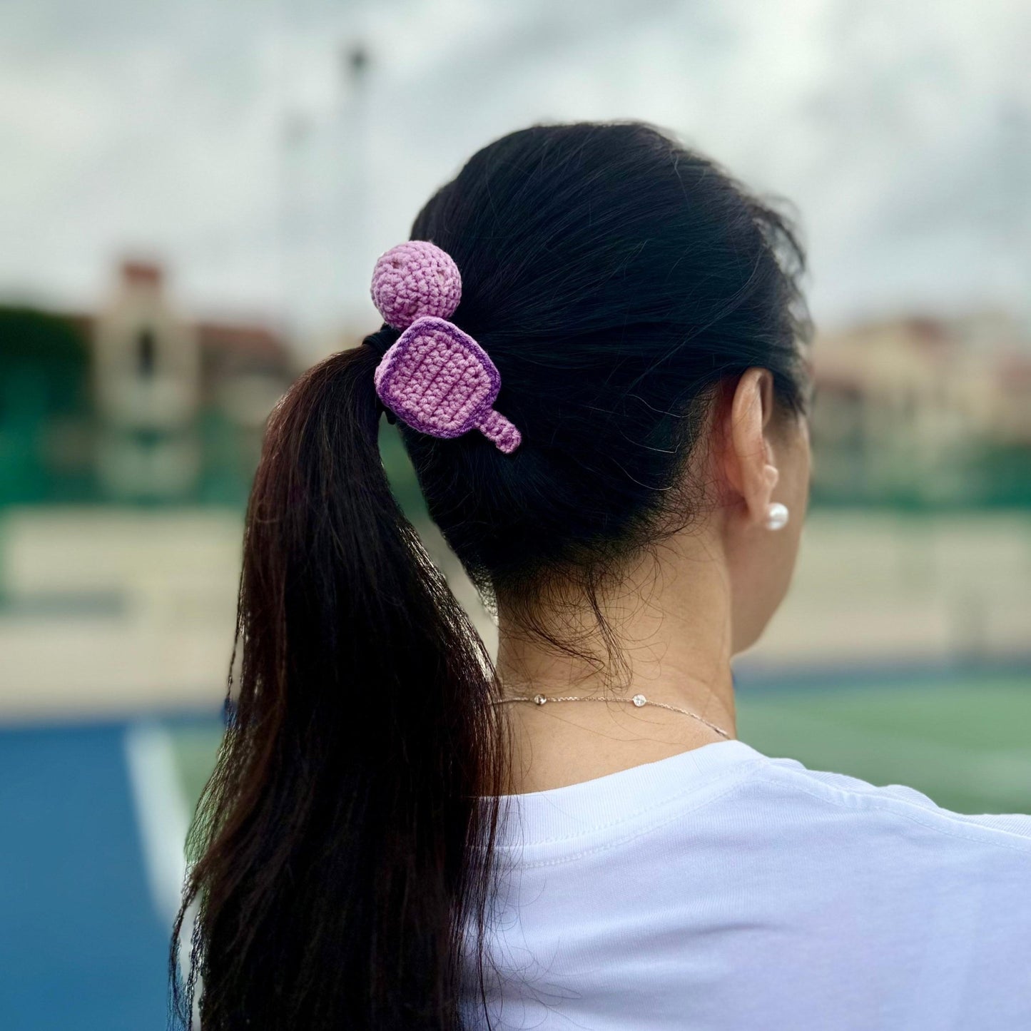 Pickleball Crochet Hairtie Set Picklé Joy Club