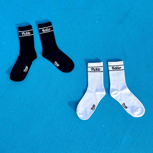 Pickleballer Crew Socks - Picklé Joy Club